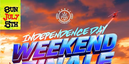 INDEPENDENCE DAY WEEKEND FINALE  PARTY  CRUISE NEW YORK CITY