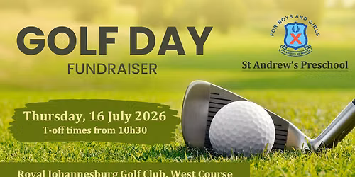 St Andrew's Preschool Golf Day