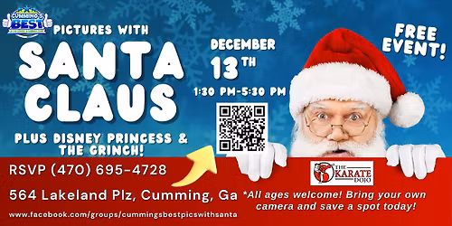 Cumming's Best Pics with Santa!