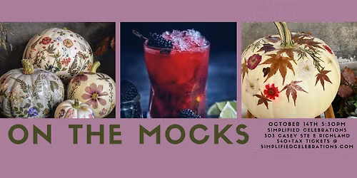 On the Mocks-Pressed Floral Pumpkin