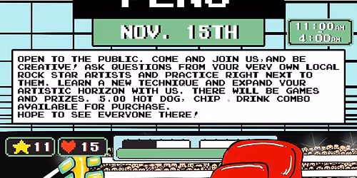 Paper, Pencils & Pens (A Kid\/Adult Friendly, Drink & Draw Event))