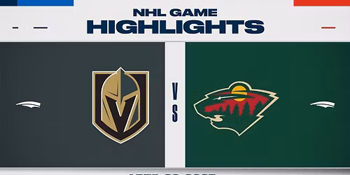 Vegas Golden Knights vs. Minnesota Wild
