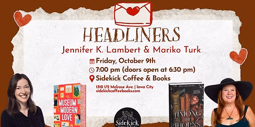 It's Getting Plot in Here: Romance Festival | Night One Headliners Jennifer K. Lambert & Mariko Turk