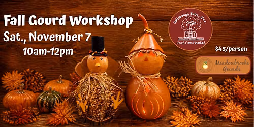 Fall Gourd Workshop