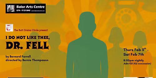 I Do Not Like Thee, Dr. Fell