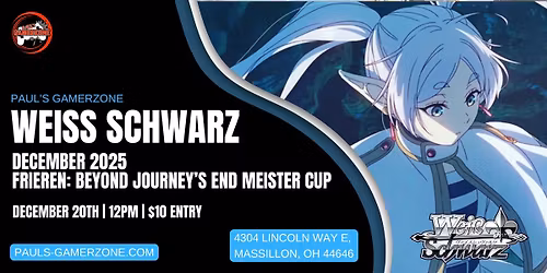 PGZ - Weiss Schwarz: December Frieren Beyond Journey's End Meister Cup