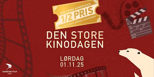 \u2728\ud83c\udf7fDEN STORE KINODAGEN 2025! Halv pris p\u00e5 alle billetter \ud83c\udf7f\u2728