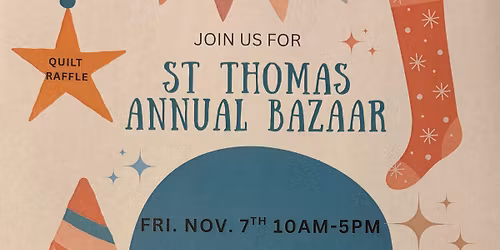 Troop 719's Craft Table and Treats at St. Thomas Annual Bazaar