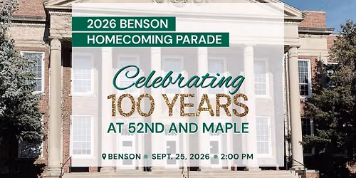 2026 Benson High Homecoming Parade