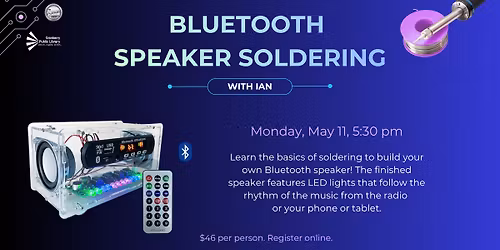 Bluetooth Speaker Soldering with Ian