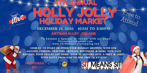 4th Annual Holly Jolly Holiday Market at Artisan Alley