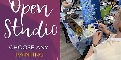 Calgary\u2019s Paint & Sip Experience at Raw Canvas: FREESTYLE PAINTING