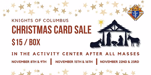 Knights of Columbus Christmas Card Sale