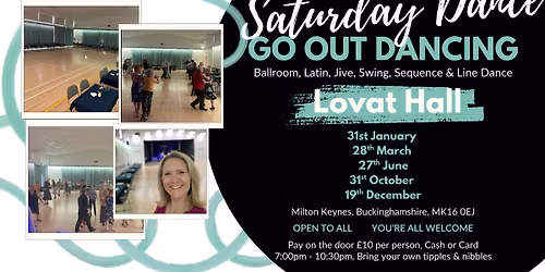 Saturday Night Social Dance for all styles of dance