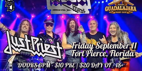 JUST PRIEST (Judas Priest Tribute) - Fort Pierce, FL