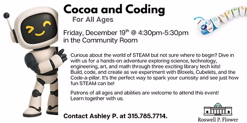All Ages and Abilities Cocoa and Coding