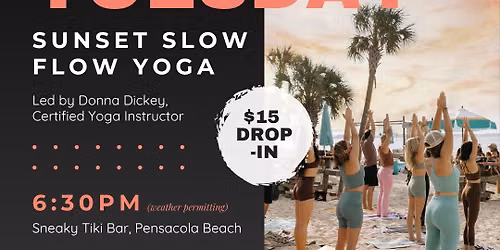 Tiki Tuesday Sunset Yoga! 