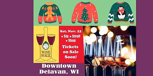 Downtown Delavan Holiday Wine Walk 2025
