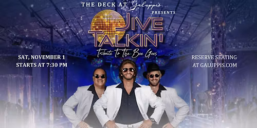 Bee Gees: The Tribute (Jive Talkin\u2019 USA) Live at Galuppi's