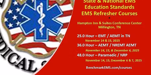 NOV-DEC EMS Recertification Courses
