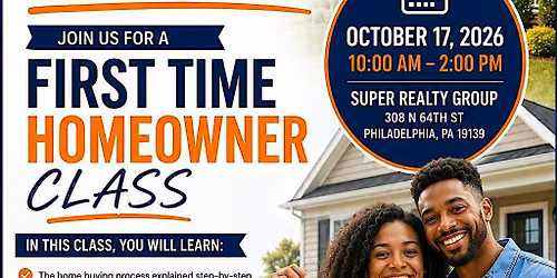 First Time Home Owner Event