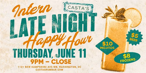 Intern Late Night Happy Hour at Casta's