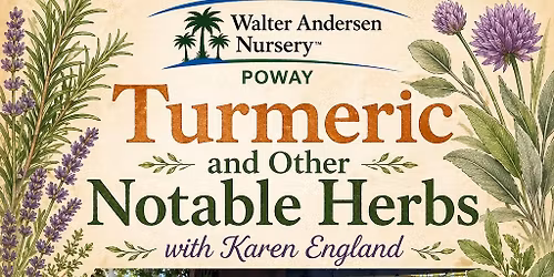 POWAY- Turmeric and Other Notable Herbs with Karen England