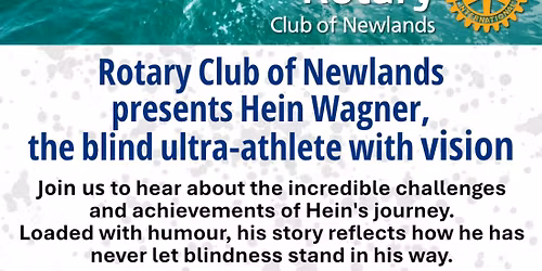 Hein Wagner Evening with Newlands Rotary
