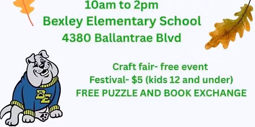 Bexley Elementary Fall Festival and Craft Show