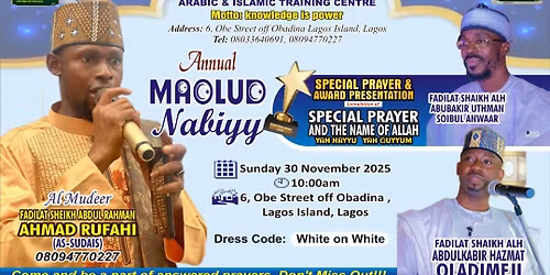 6 Obe Street Lagos Island. Lagos