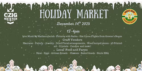 Holiday Pop Up Market