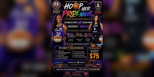 HOOP HER VIP PRIDE NIGHT - LA SPARKS - Atlanta Dream
