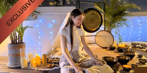 Full Moon Sound Bath with Kate-Rooftop Opening Night(Gongs & Singing Bowls)