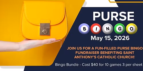 Purse BINGO ~ St. Anthony's Maronite Catholic Church Women's Guild
