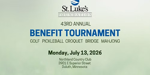 43rd Annual Benefit Tournament