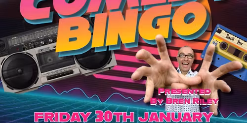 Back To The 80s Comedy Bingo