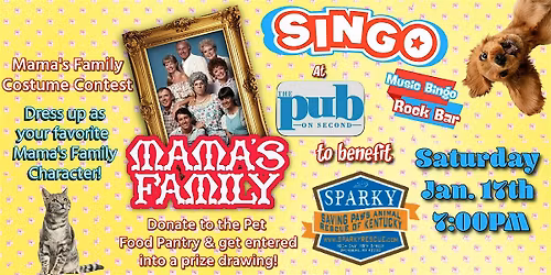 Mama's Family Singo Bingo Night!