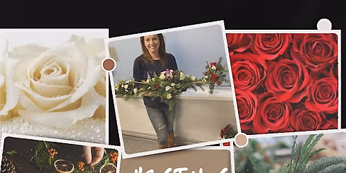 Fresh Flower Christmas Table Arrangement Workshop