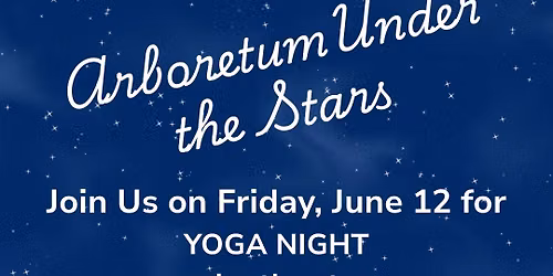 Arboretum Under the Stars - Yoga Night