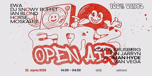 ETÁŽ OPEN AIR 2026 + AFTER PARTY w/ ROMAN HYDE (VINYL ONLY EVENT)