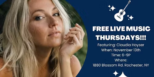 Claudia Hoyser at The Mill!!