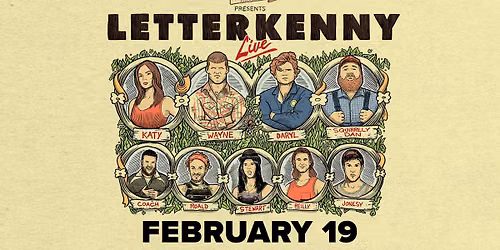 Puppers Presents LETTERKENNY LIVE