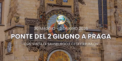 Viaggio di gruppo Praga, Salisburgo e Cesky Krumlov - PARTENZE IN BUS DALL'ABRUZZO