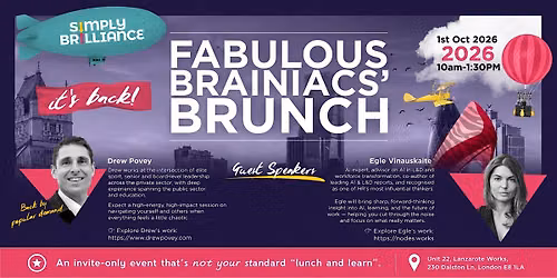 The smash hit Brainiacs Brunch is back in 2026