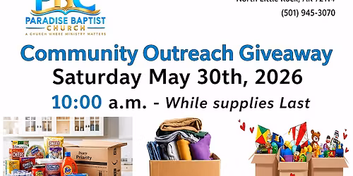 Community Outreach Giveaway