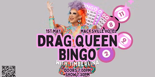 1st May | Drag Bingo with Timberlina | Macksville Hotel