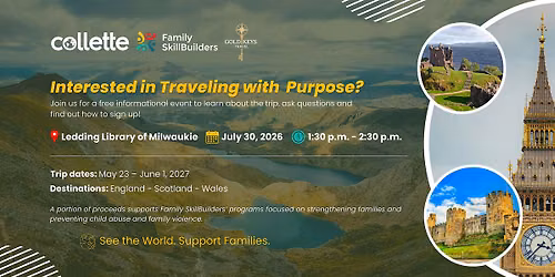 Travel with Purpose - Info Event