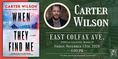 Carter Wilson Live at Tattered Cover Colfax