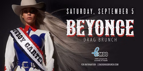 Beyonce Drag Brunch 9.5.26