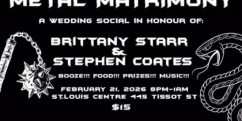 Metal Matrimony - Brittany & Steve's Wedding Social